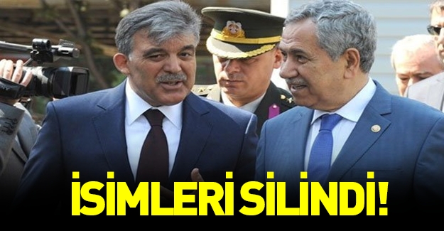 Abdullah Gül ve Bülent Arınç'a büyük şok!