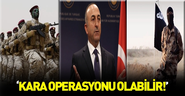 Bakan Çavuşoğlu: Kara operasyonuna girebiliriz
