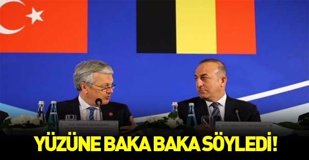 Çavuşoğlu, Belçikalı bakanı yüzüne karşı eleştirdi