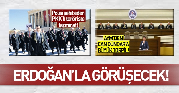 Cumhurbaşkanı Erdoğan AYM Başkanı Arslan'ı kabul edecek