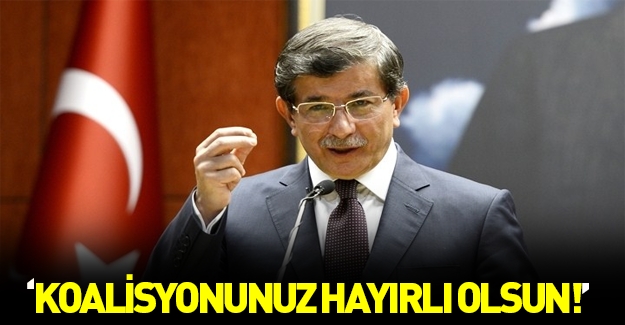 Davutoğlu'ndan Demirtaş ve Kılıçdaroğlu'na tebrik