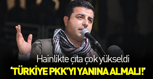 Demirtaş: Türkiye PKK'yı yanına almalı