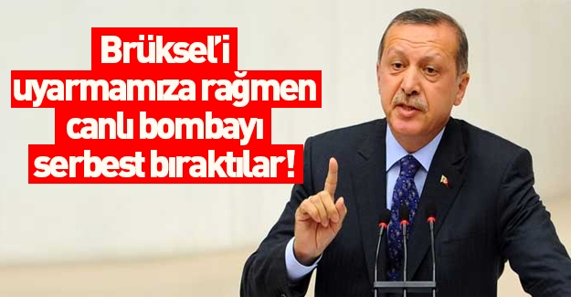 Erdoğan açıkladı: Brüksel bombacısını Belçika bırakmış