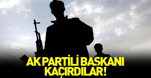 PKK'lı teröristler AK Partili başkanı kaçırdı!