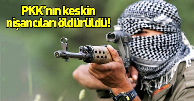 PKK'nın keskin nişancıları öldürüldü!