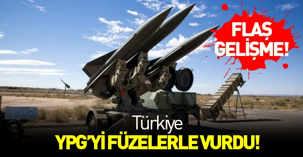 YPG ilk kez füzelerle vuruldu!