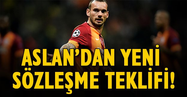 Galatasaray'dan Wesley Sneijder'e yeni sözleşme teklifi! Flaş son dakika gelişmesi...