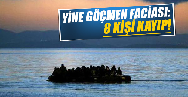Yunanistan'ın İstanköy Adası'na geçmeye çalışan kaçak botu alabora oldu! 8 kişi aranıyor...