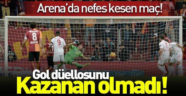 Aslan kendi evinde kükreyemedi! (Galatasaray 3-3 Antalyaspor) Maç özeti