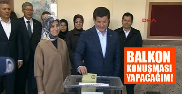 Davutoğlu oyunu Konya'da kullandı: "Balkon konuşması yapacağım"