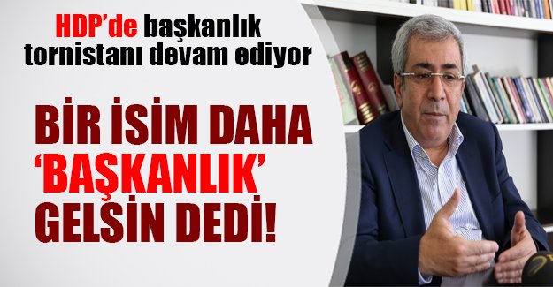 HDP'de başkanlık tornistanı devam ediyor! Diyarbakır milletvekili İmam Taşçıer "başkanlık gelsin" dedi