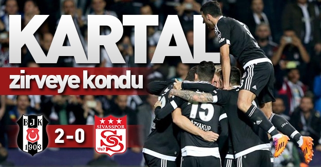 Beşiktaş 2-0 Sivasspor! Kartal zirveye kondu!