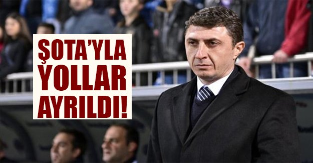 Trabzonspor teknik direktör Şota ile yolları ayırdı!