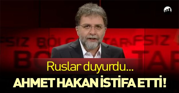 Ahmet Hakan CNN Türk'ten istifa etti!