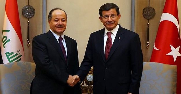 Başbakan Davutoğlu ile Barzani bir araya geldi!