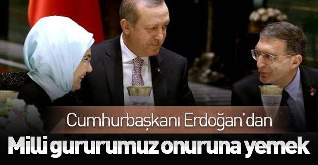 Cumhurbaşkanı Erdoğan, Aziz Sancar onuruna yemek düzenledi!