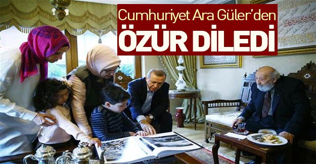 Cumhuriyet Ara Güler'den özür diledi