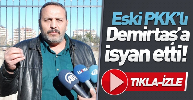 Eski PKK'lı yönetici, Demirtaş'a isyan etti! TIKLA-İZLE