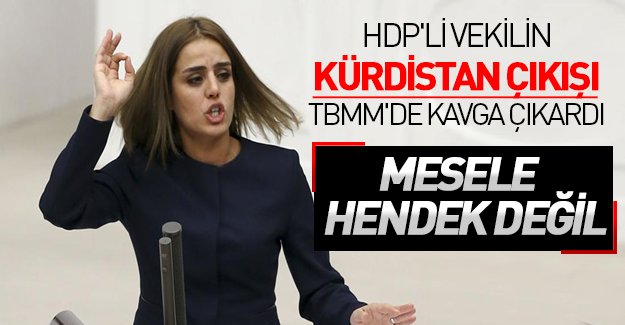 HDP'li vekil'in 'Kürdistan' sözü Meclis'te tansiyonu yükseltti