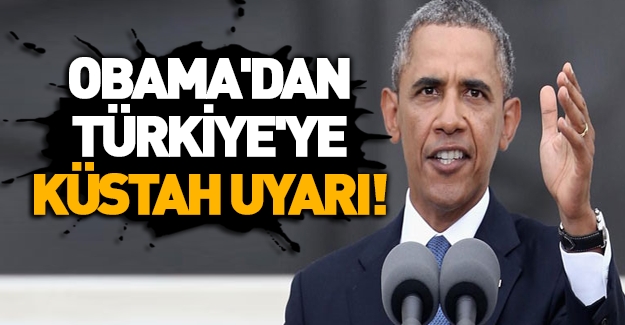 Obama'dan Türkiye'ye Çağrı: Irak'tan Askerini Çek