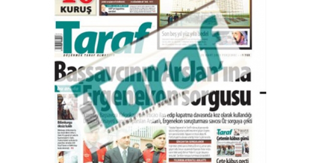 Taraf Gazetesi'ne tahliye kararı