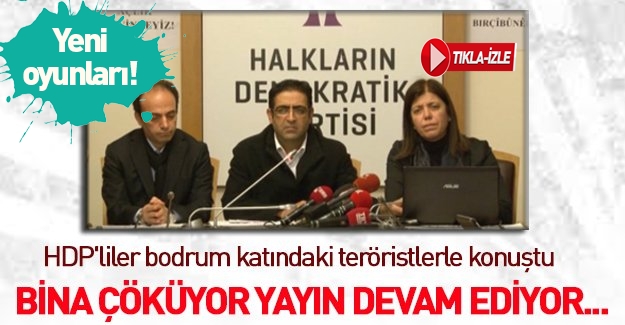 HDP'liler teröristlere canlı bağlandı