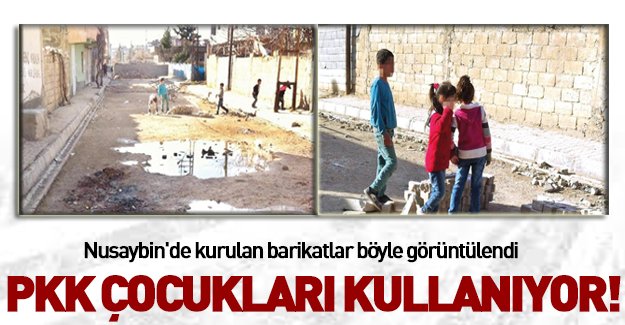 PKK küçük çocukları kullanıyor!