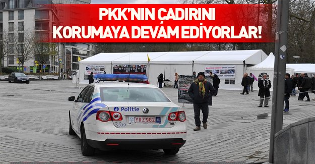 Brüksel polisi PKK'yı korumaya devam ediyor