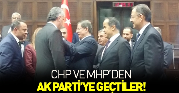 CHP’den 2, MHP’den 1 belediye başkanı AK Parti’ye geçti!
