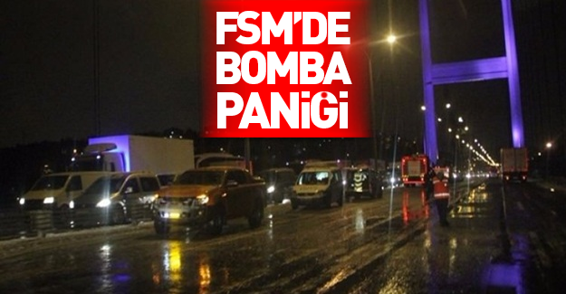 Fatih Sultan Mehmet Köprüsü'nde bomba bulundu