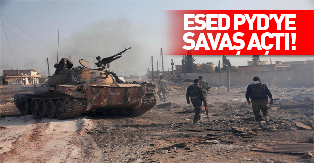 Kamışlı'da Esed-YPG çatışması