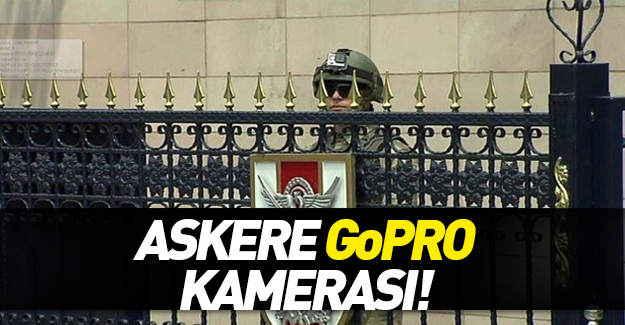 Ankara'da askere geniş açılı kask kamerası