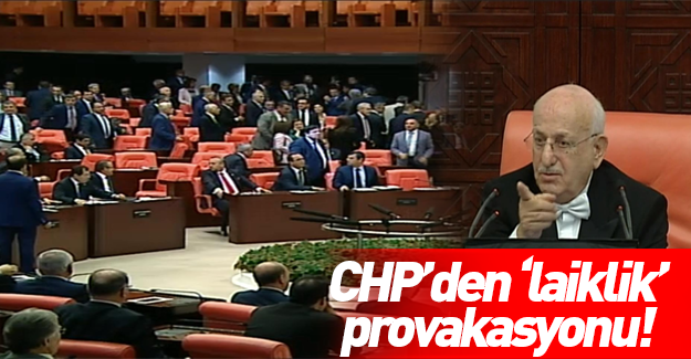CHP milletvekillerinden provokasyon