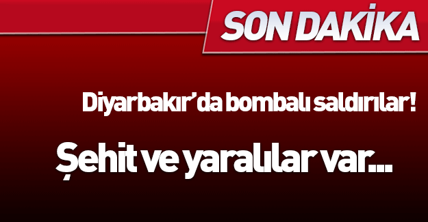 Diyarbakır'da bomba yüklü araçla saldırı