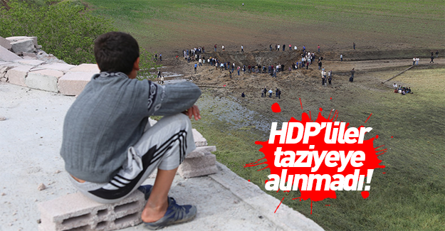 Diyarbakır'da HDP'liler taziye evine alınmadı