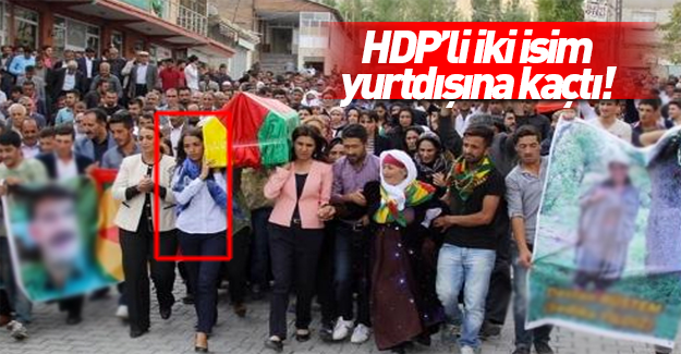 HDP'li Tuğba Hezer ve Sarıyıldız Türkiye'yi terk etti