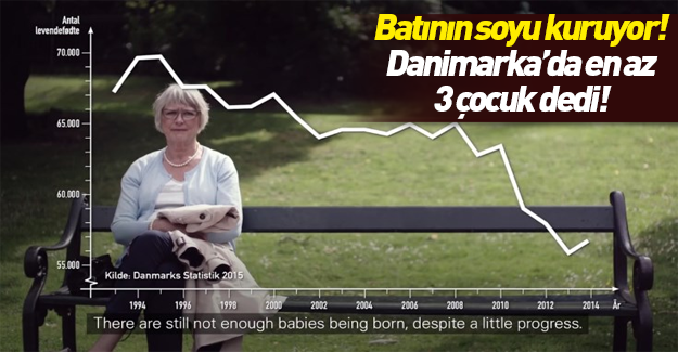 Danimarka'da 3 çocuk için yeni kampanya