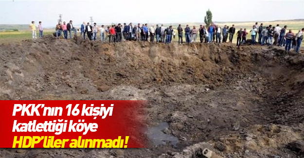 HDP büyük şok yaşadı! O köy onları kabul etmedi