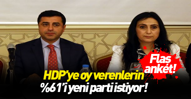 HDP'li seçmen yeni parti istiyor
