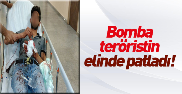 Pendik'te elinde bomba patlayan terörist yakalandı