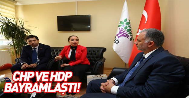 CHP ve HDP bayramlaştı