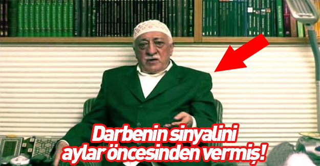 Gülen'in haki cübbesi orduya sinyalmiş