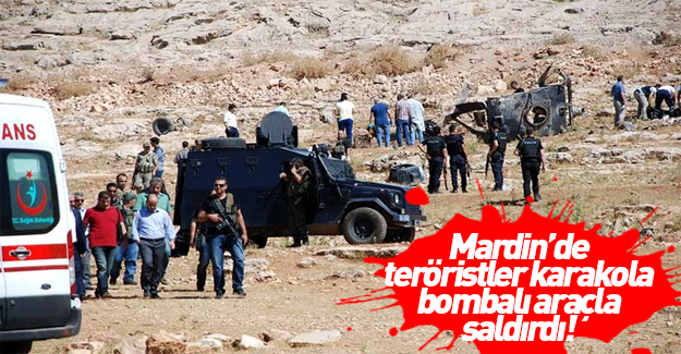 Teröristler Mardin'de jandarma karakoluna saldırdı