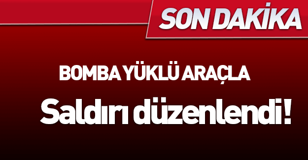 Tunceli'de karakola bomba yüklü araçla saldırı