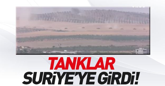 Türk tankları Suriye'de