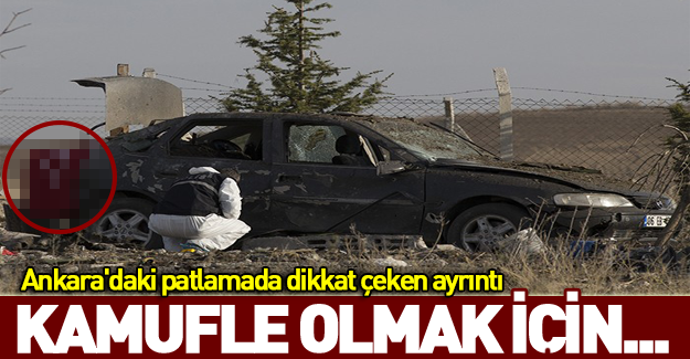 Ankara'daki patlamada flaş ayrıntı