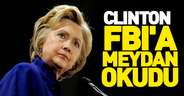 Clinton'dan FBI'a flaş yanıt