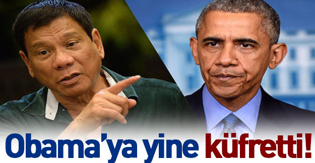 Filipinler lideri, Obama'yı yine hedef aldı
