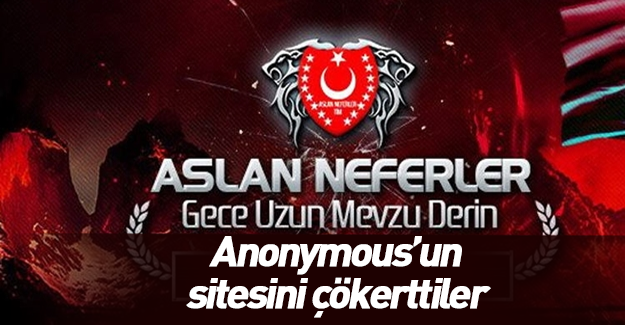 Türk hackerlar Anonymous’a saldırdı