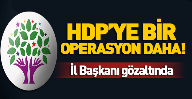 Adana'da HDP'ye operasyon! İl Başkanı gözaltında